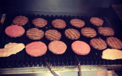 #burgers for lunch today. Hungry? #shopperscafe #moodystreet #waltham