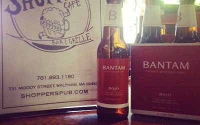 Come one…come all…try our new Bantam “Rojo” Cider. Locally brewed in Somerville, Ma. Delicious, semi-dry, fruity and satisfying! @bantamcider @shopperscafe #sportsbar #cider #localpub #locallybrewed