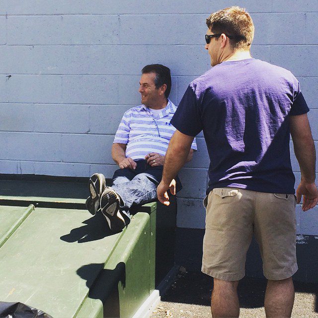 The Big Guy is allowed to just sit back and watch hes earned it We think we made him proud today Hes taught us everything we know