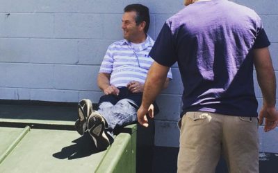 The Big Guy is allowed to just sit back and watch, he’s earned it. We think we made him proud today. He’s taught us everything we know #community #givingback #bestrolemodel