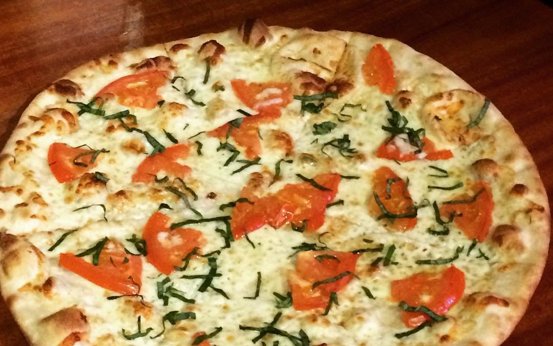 Can you say delicious? Created by Vinny! #pizza #freshbasil #Waltham