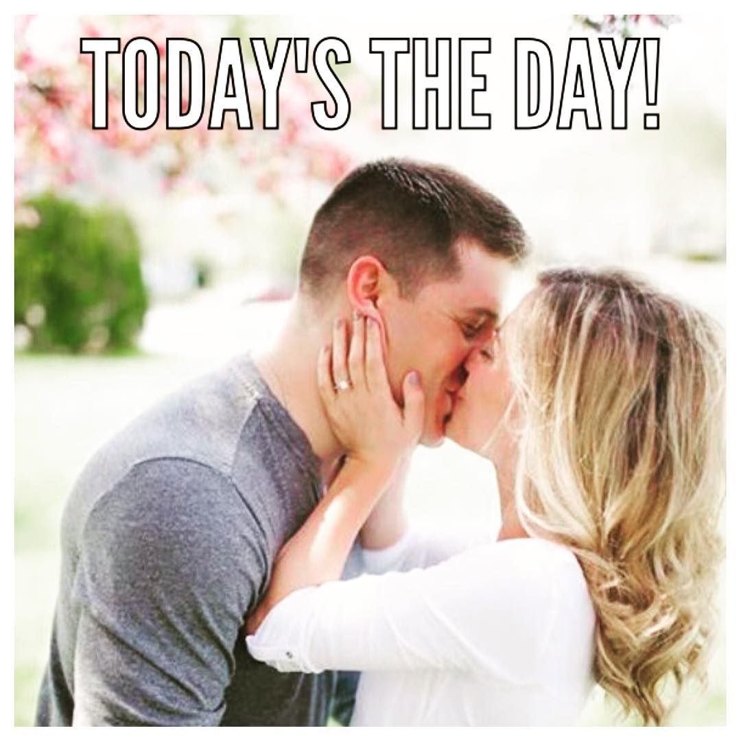 Just a reminder these two are getting hitched today so we will not be opening See you tomorrow