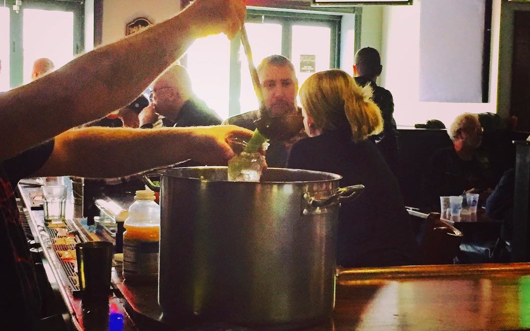 Steak & Eggs & a pot of Bloody Mary’s! Happy Thanksgiving!!