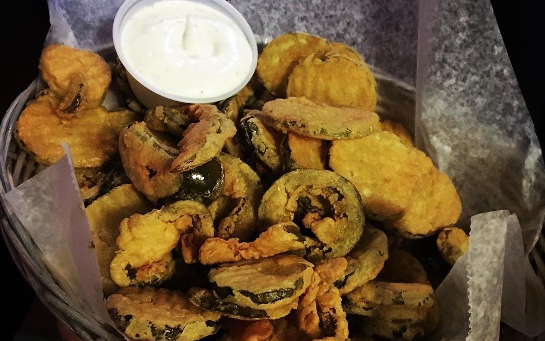 New Menu Item! Fried Pickles with Cherry Peppers! #changeisgood #moodystreet #waltham #beer