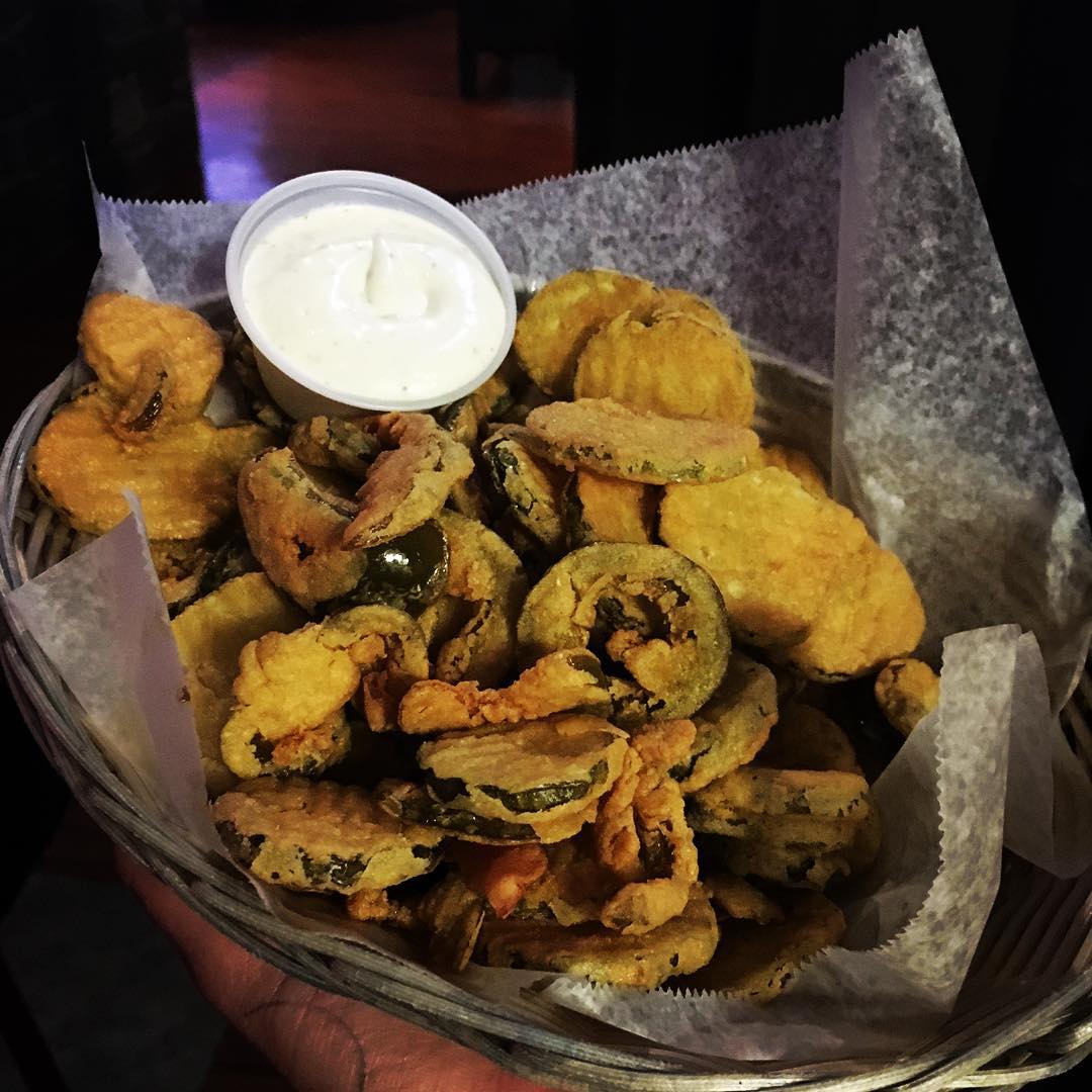 New Menu Item Fried Pickles with Cherry Peppers