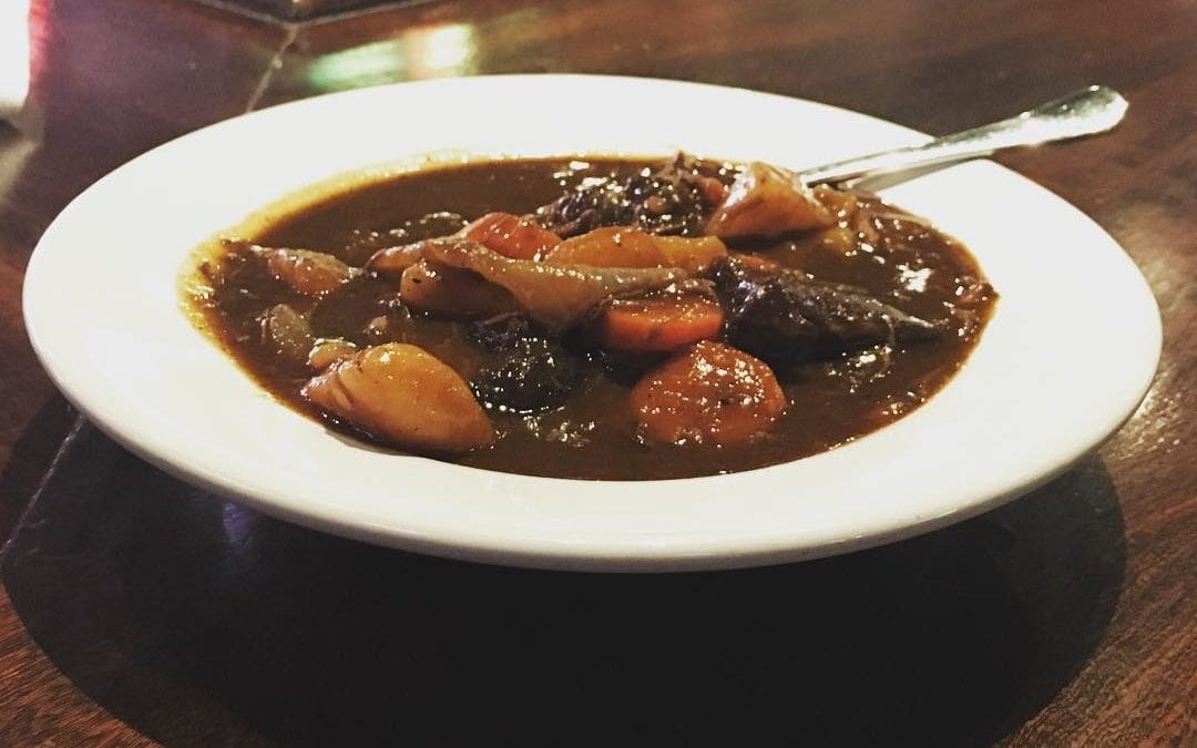 Stout Beef Stew on the board today! Perfect day for it! #SundayFunday #specials #Waltham #beer