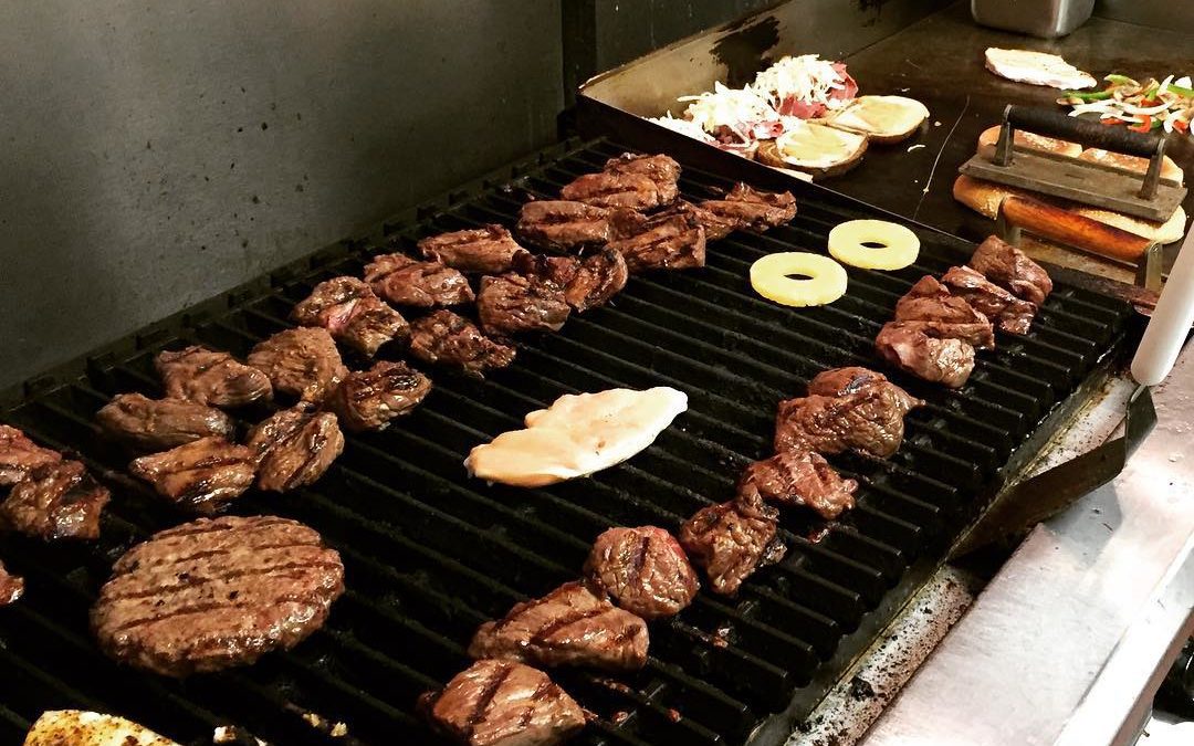 Lots of people coming in for late lunch! Cheers to the weekend! #steaktips #swordfish #bestburgerintown #grilledreuben #plentyofbeer