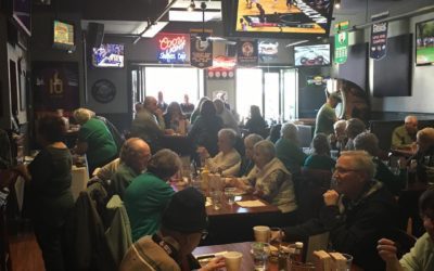 Round two! Beautiful day with the windows open! #community #Waltham #givingback #stpatricksday