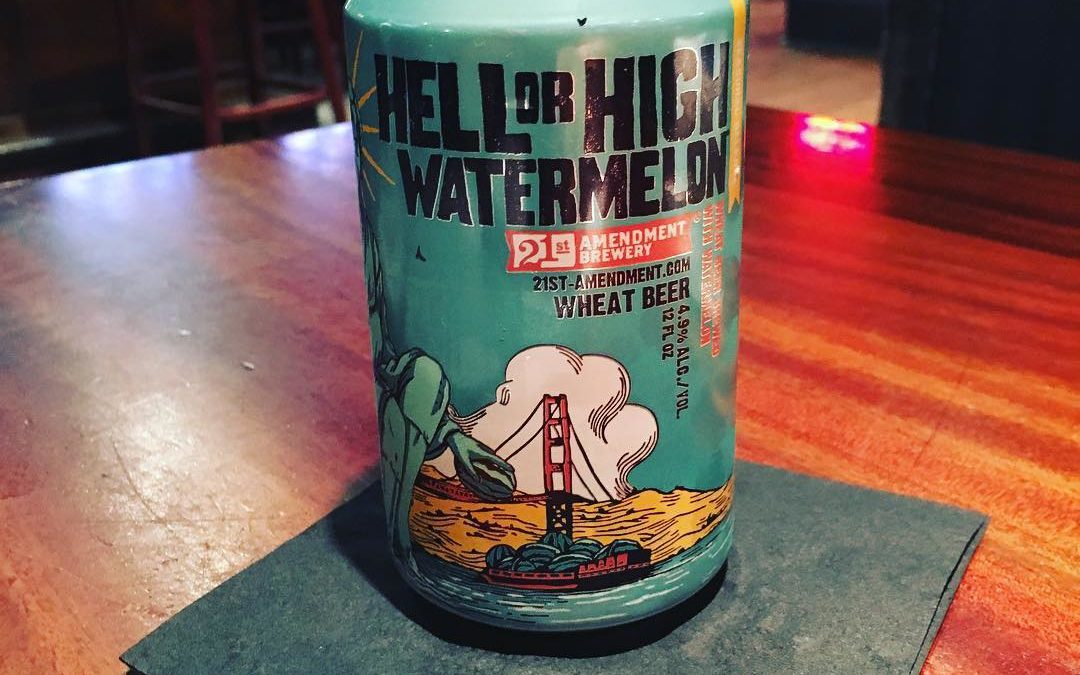 Cause the weather will turn and we need to start thinking happy thoughts! Come try the Hell or High Watermelon from @21stAmendment. seasonal beverages on tap this week Sam Summer & Leinenkugel Grapefruit Shandy. #Waltham #beer #seasonalbeer #hellorhighwatermelon #samsummer