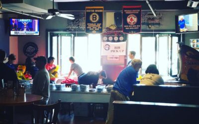 Picking up your bib today for #MoodySt5K? Set up has begun! See you at noon! #Waltham #race #beer #onewaltham