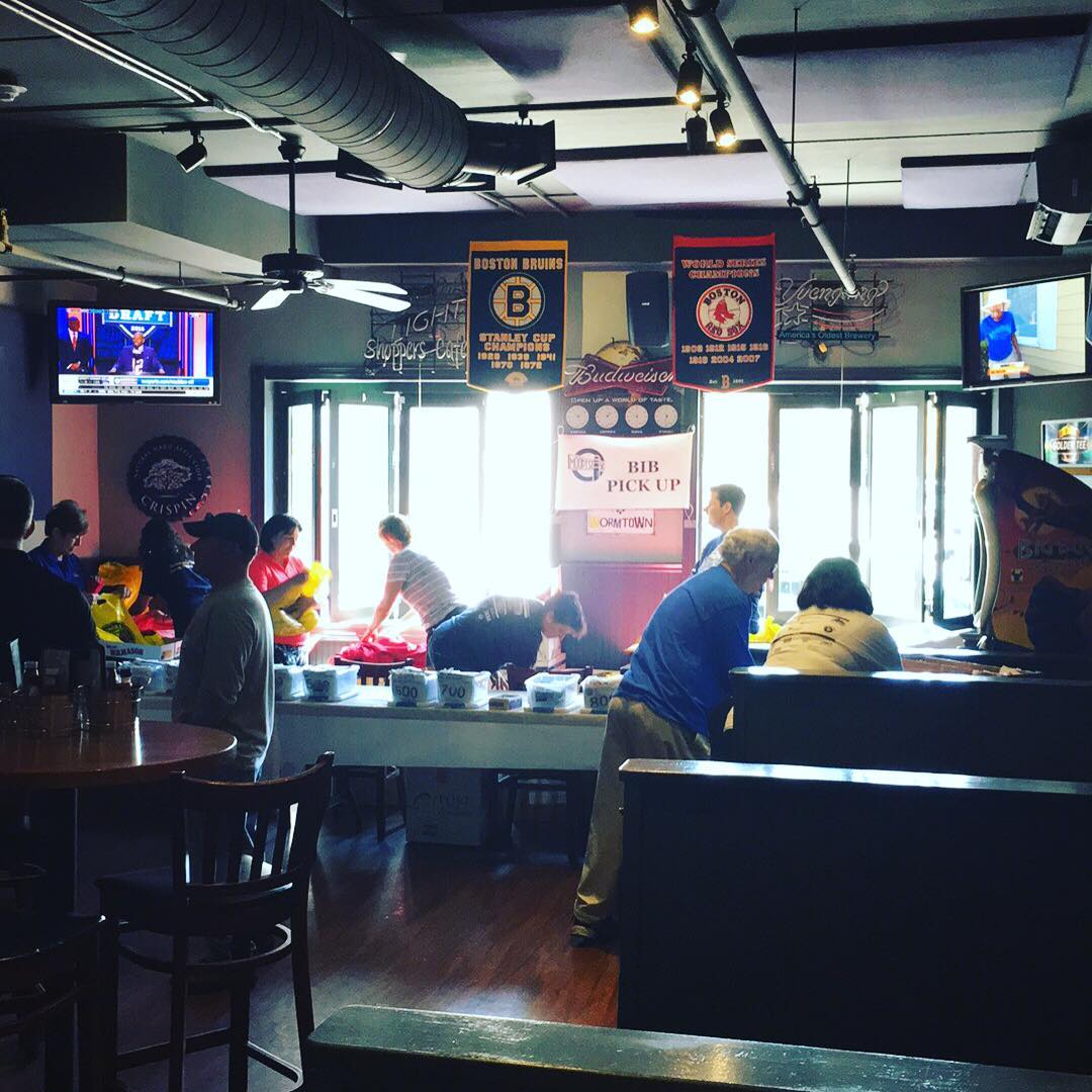 130924965955280672752542029348210n3 | Shoppers Cafe Waltham Picking up your bib today for MoodySt5K Set up has begun See you at noon