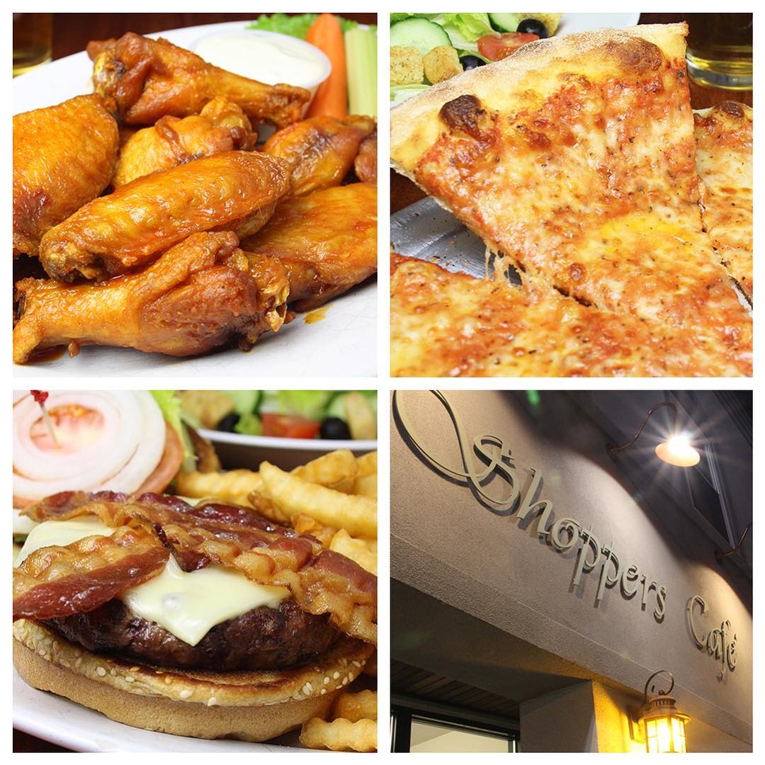 132673131289487807747466467526798n2 | Shoppers Cafe Waltham Do you know about our deals Mon Fri Burgers are BOGO 12 2pm Appetizers are BOGO 3 6pm Sunday Monday nights are Large Cheese Pizza nights