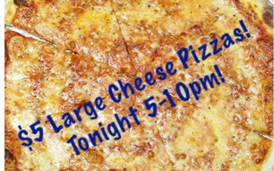 Sunday Funday! $5 Large Cheese Pizzas until 10pm! #Waltham #beer #pizza #noneedtocook
