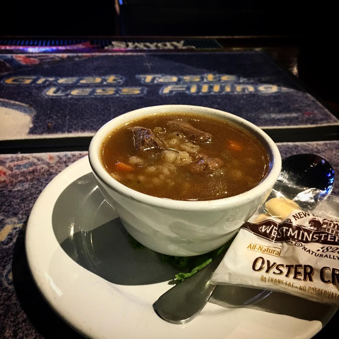 147095592111308226404707013328629660647424n1 | Shoppers Cafe Waltham Beef Barley Soup on the board You know its good