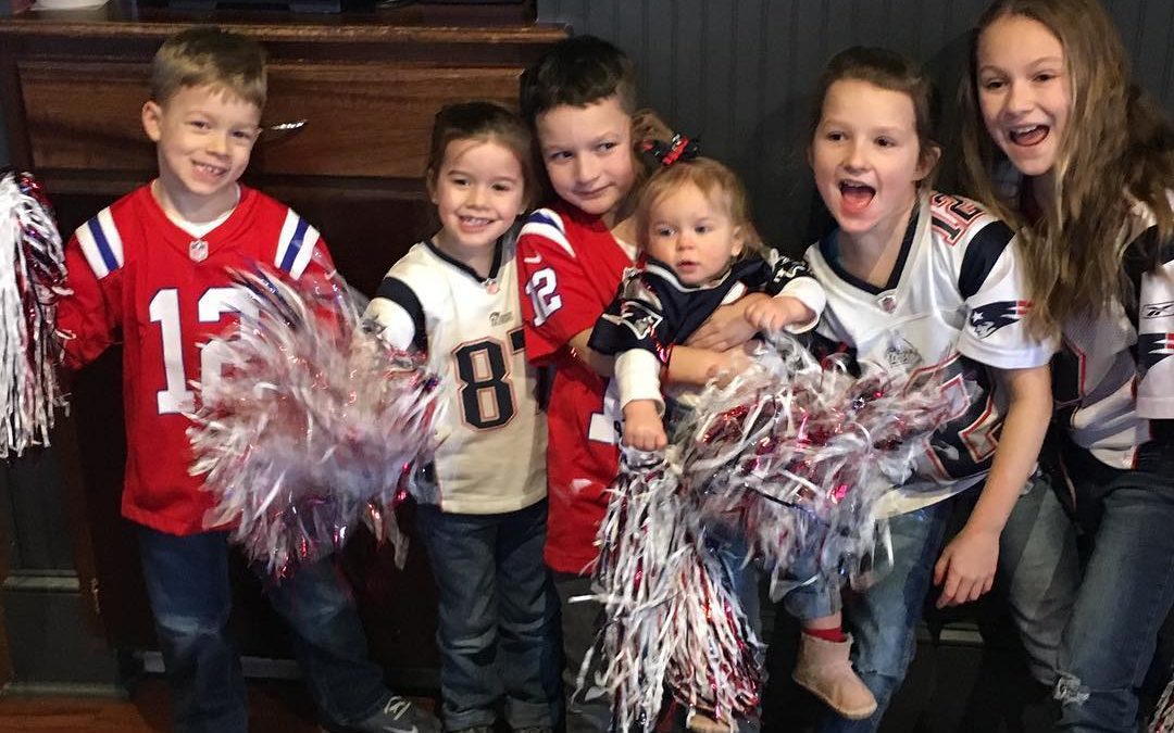 These kids will be running this place someday :) they’re ready! Are you??? #wehavefunhere #gopats #sundayfunday #superbowl