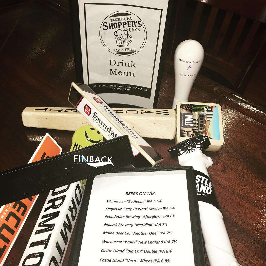 183809904526944417388075797949105044979712n3 | Shoppers Cafe Waltham We know that you guys love IPAs So here is todays lineup on tap As you can see its very hop heavy Make sure to follow us on untappd for all our latest offerings bostonpours craftmass crftcollective