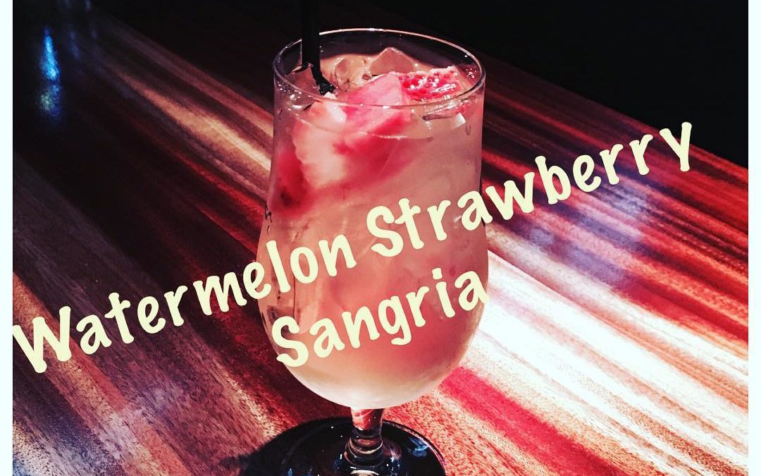 It’s hot today. But it’s cold in here. Come try our newest Sangria, Watermelon Strawberry. #Waltham #wehavefunhere #colddrinks #sangria