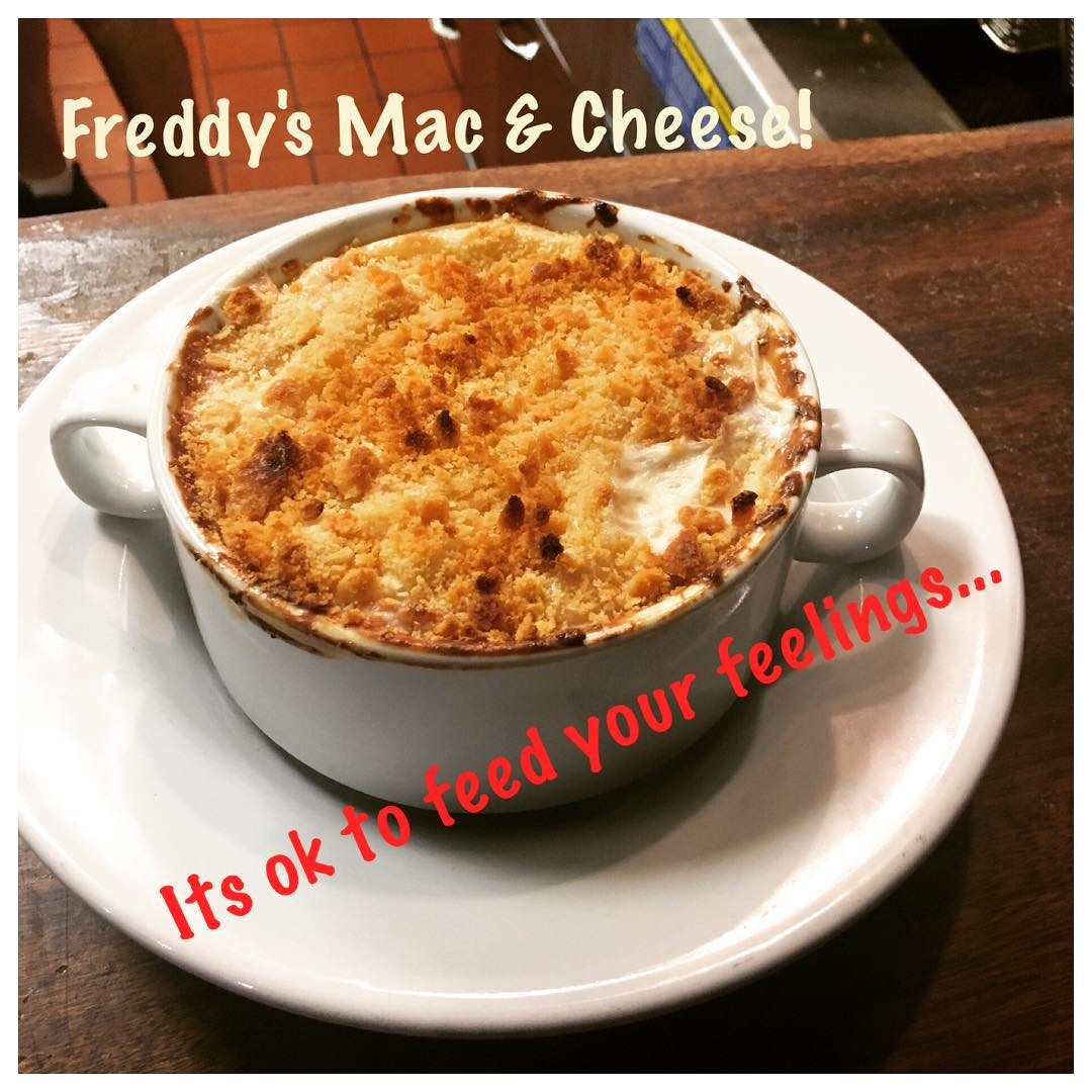 Last night sucked Come have lunch with us and make yourself feel better Mac  Cheese Sicilian Pork Sandwich Pork Chops and Clam Chowder all on the board today