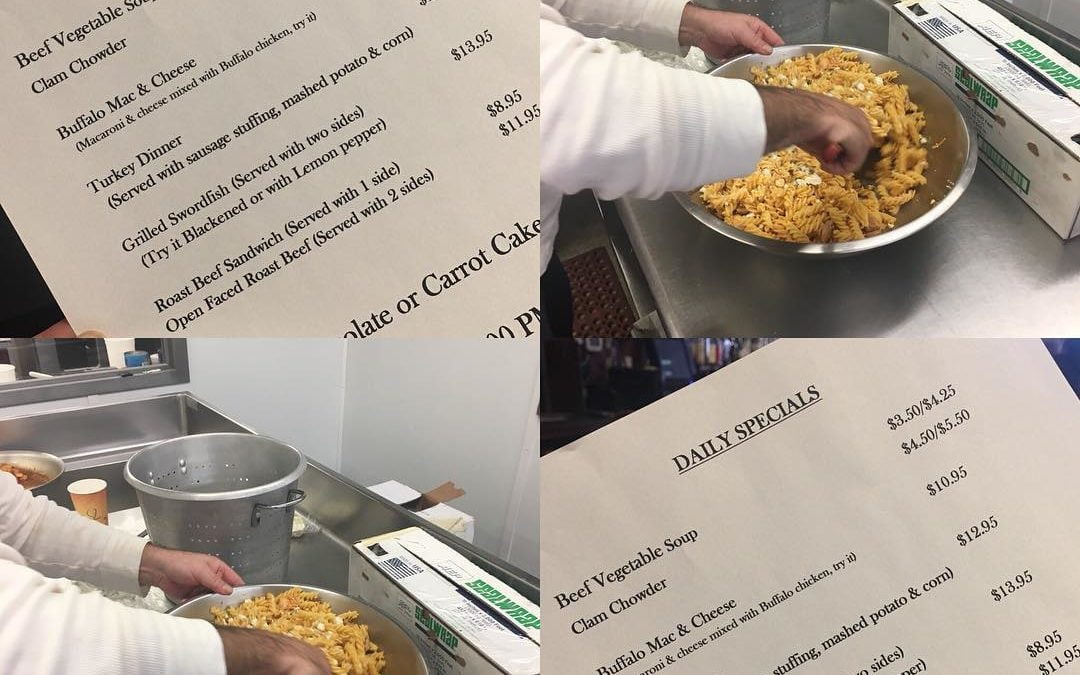 Friday! Today’s quote from the Evil Food Genius “probably the best cheese sauce I ever made” – come have the Buffalo Chicken Mac & Cheese! #Waltham #specials #beer #lunch #dinner #weekend #wehavefunhere