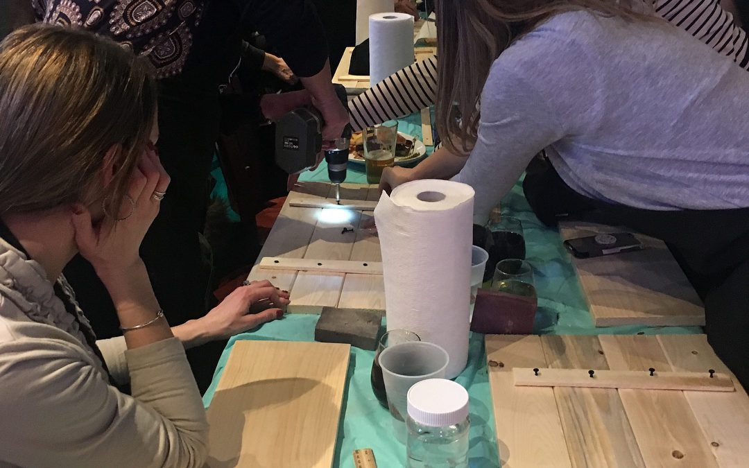 Packed house tonight for MacArthur PTO! #pine2posh #wehavefunhere