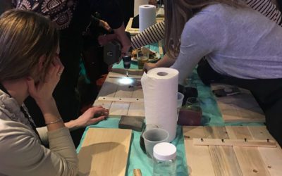 Packed house tonight for MacArthur PTO! #pine2posh #wehavefunhere