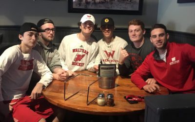 Had a visit from some local celebrities today! Thanks for coming in for lunch Mr. Cox and bringing the kids from History of #Waltham! #wehavefunhere #pizza #lunch #statechamps
