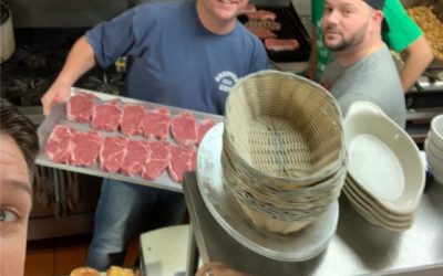 Turkey? We prefer steak and eggs today…and a few crazies who wanted to run at 7:30! Happy Thanksgiving everyone! #shopperscafe #wehavefunhere #thanksgiving #waltham #1937 #indianheadathletics