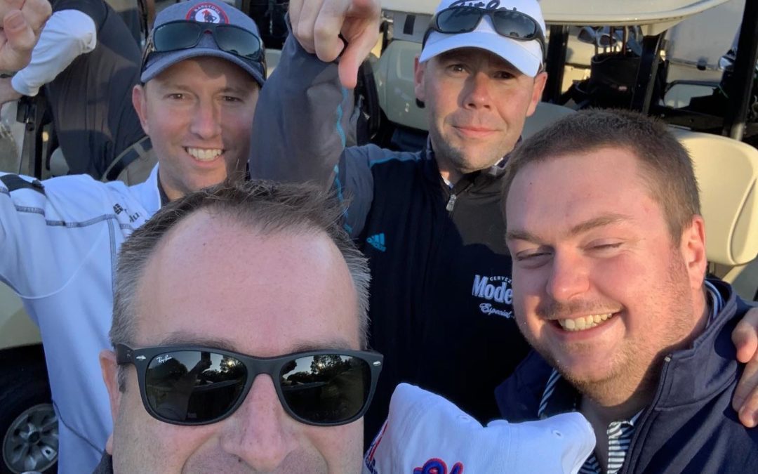 How many coors lights do you think these guys drank on the course today?? Great day for the annual shoppers tournament, thank you to everyone who participated!