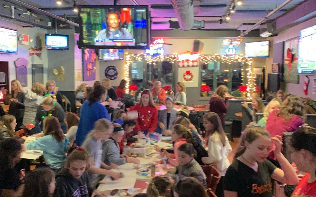 Happy to be a part of this amazing tradition. #girlsgivingback #teachthemyoung #sogreatwehavetohosttwonightsnow #waltham