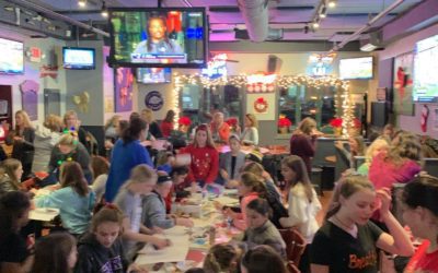 Happy to be a part of this amazing tradition. #girlsgivingback #teachthemyoung #sogreatwehavetohosttwonightsnow #waltham