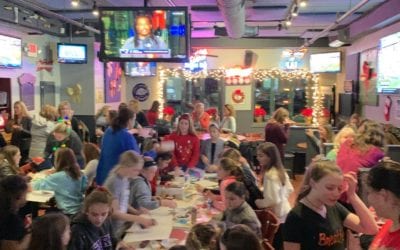 Happy to be a part of this amazing tradition. #girlsgivingback #teachthemyoung #sogreatwehavetohosttwonightsnow #waltham