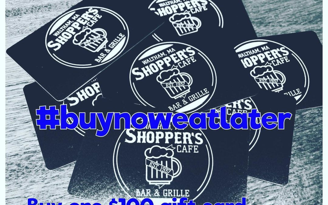 LINK IN BIO! Once you purchase your card, you will receive your bonus card within 48 hours. We cannot thank everyone enough for the continued support! #buynoweatlater #waltham #supportlocalbusiness #takecareofeachother