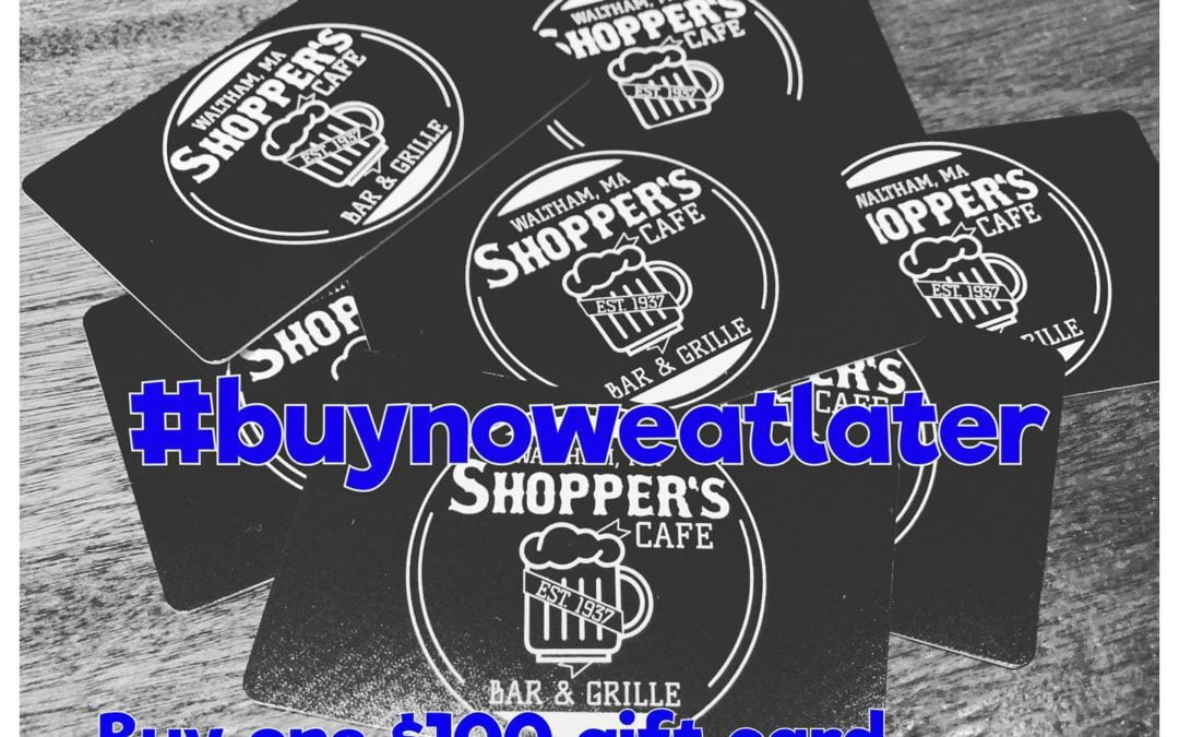 Gift Card Promo Update! Thank you to everyone who has purchased gift cards for #buynoweatlater If you purchased your gift card ONLINE, we have added the promotional value to that card. Please reach out if you have any questions! #waltham #supportlocalbusiness #moodyst #takecareofeachother