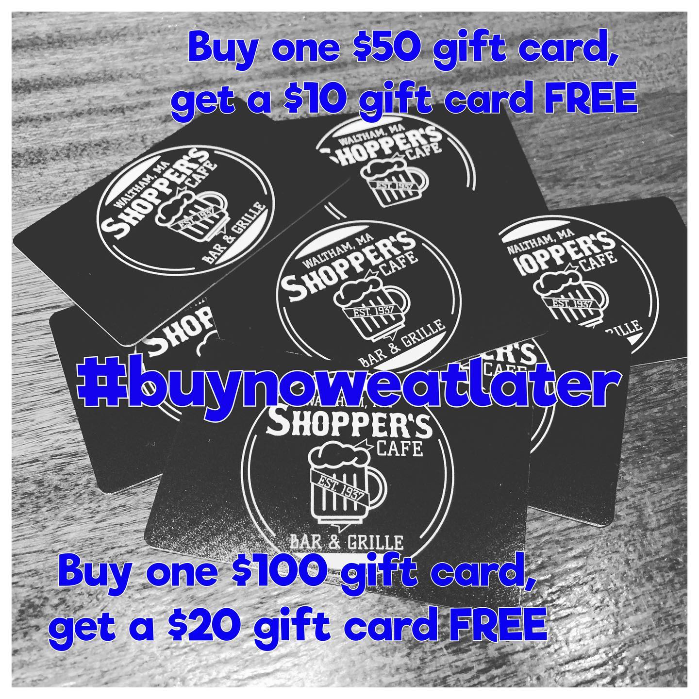 Gift Card Promo Update!
Thank you to everyone who has purchased gift cards for
If you purchased your gift card ONLINE, we have added the promotional value to that card.
Please reach out if you have any questions!