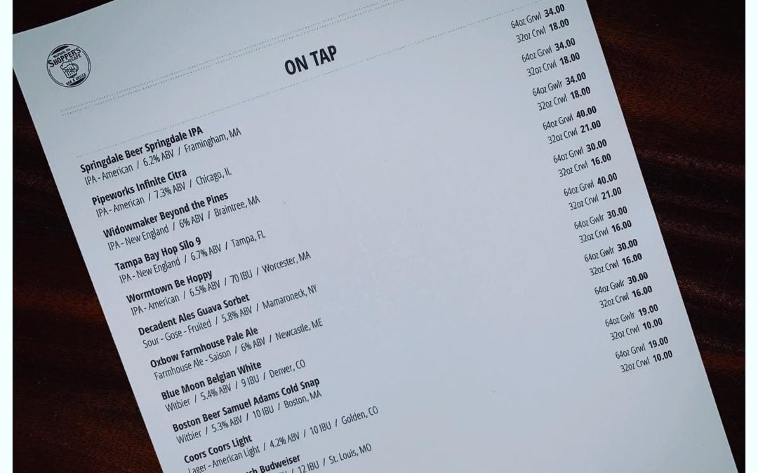 It’s Friday! We’ve made it to the weekend! For the safety of everyone involved, we are encouraging all patrons to pay for orders over the phone to promote #zerocontact. Thank you for your understanding! We have beer for you! Draft beers available in 32oz or 64oz Growlers, you must provide your own vessel…TAKEOUT ONLY. Bud Light 18 packs, $19.99, available for Takeout or Delivery. Follow us on @untappd for menu updates. #waltham #takecareofeachother #friday #lunch #dinner #beertogocy