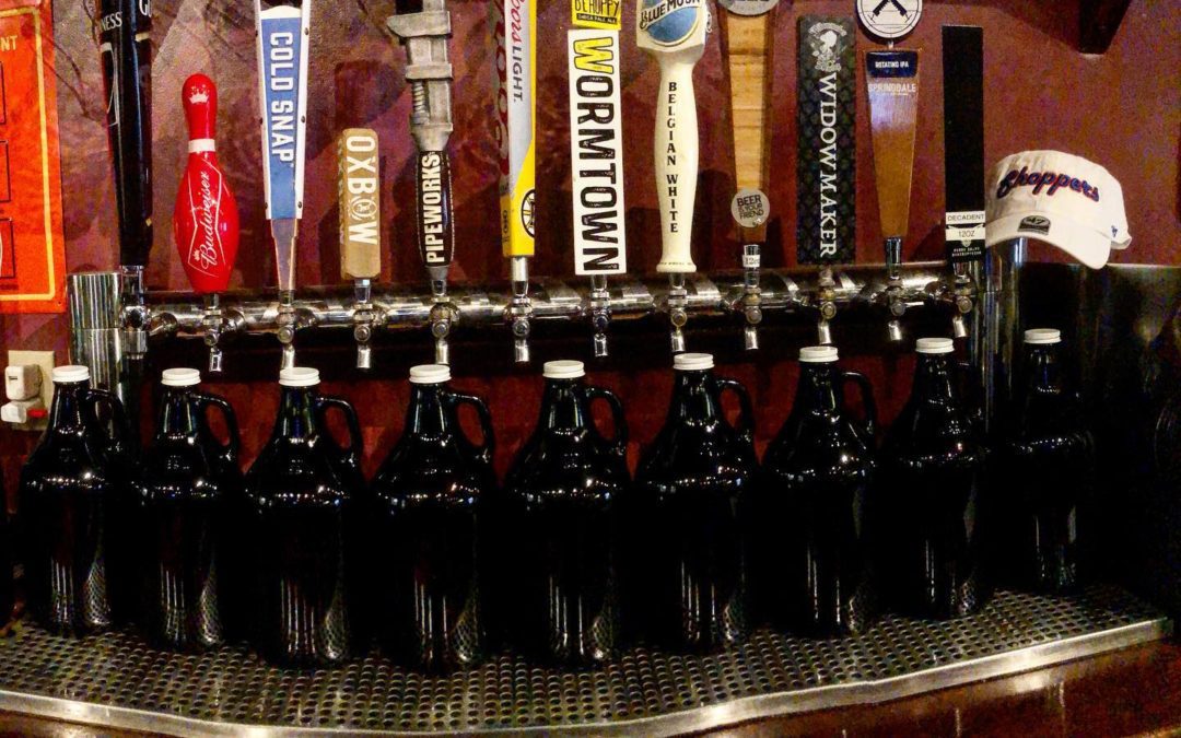 64oz growlers now available thanks to @craftmass *LIMITED SUPPLY* Take a big beer to go with your order tonight! #supportlocal