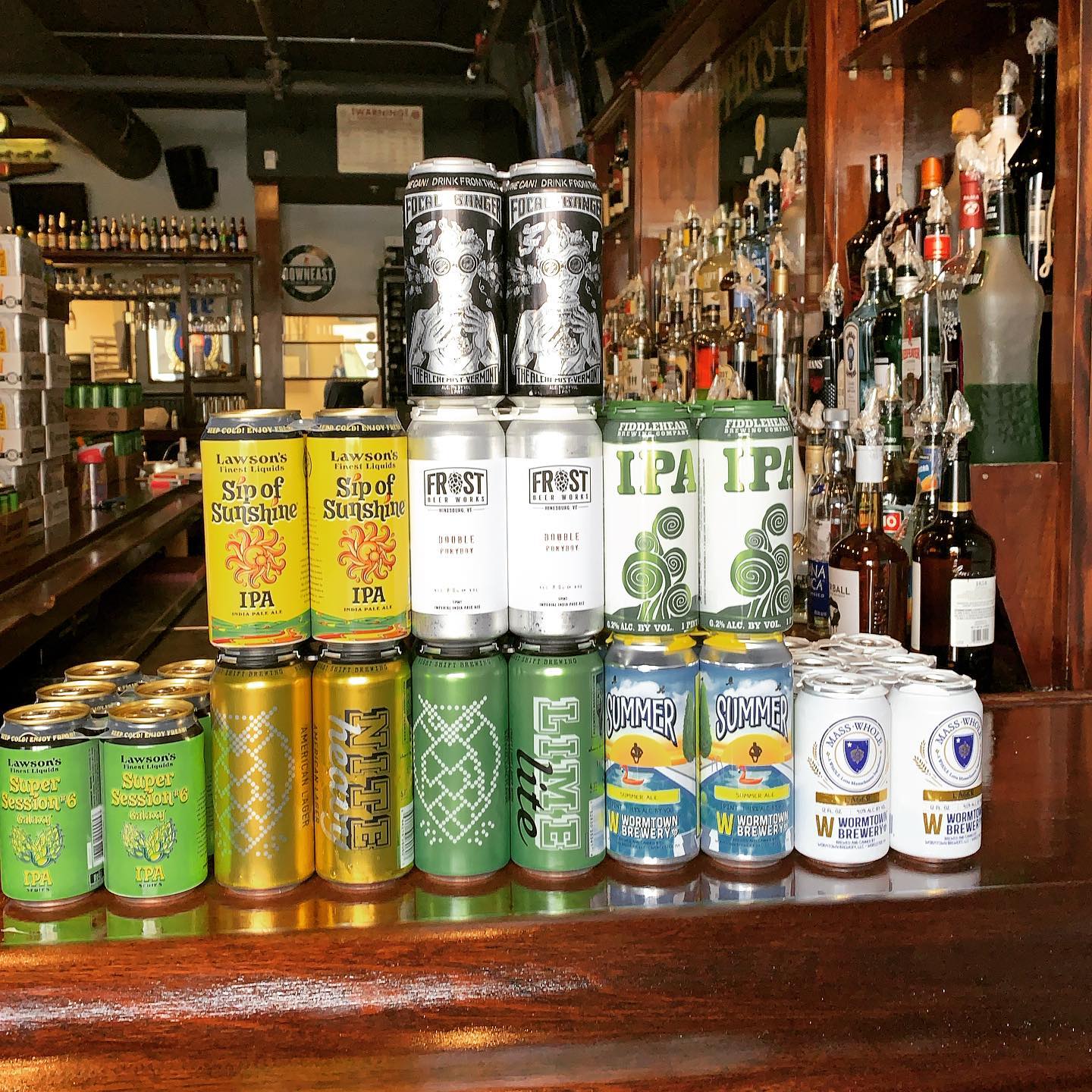 Welcome to our pop up SHOPS with hops Add some fresh beer to your dinner order tonight  Some limited stuff made its way down from Vermont thanks to our friends nightshiftdistro  Call ahead for your dinner orders or order online link in bio