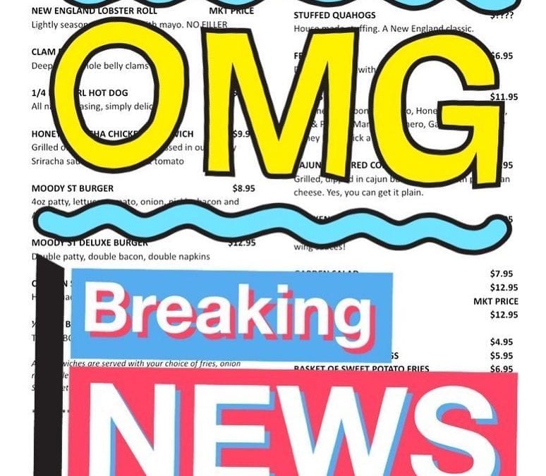 We are taking reservations for this coming week. We can’t believe it either, never thought we’d see the day! Please be patient with us, there will be kinks to work out! All reservations and call aheads will be first come/first serve. 90 minute blocks throughout the day. Please call to make your reservation. 781-893-1180 #waltham #outdoordining #parkinglotparty #newnormal #moodyst #shoppers