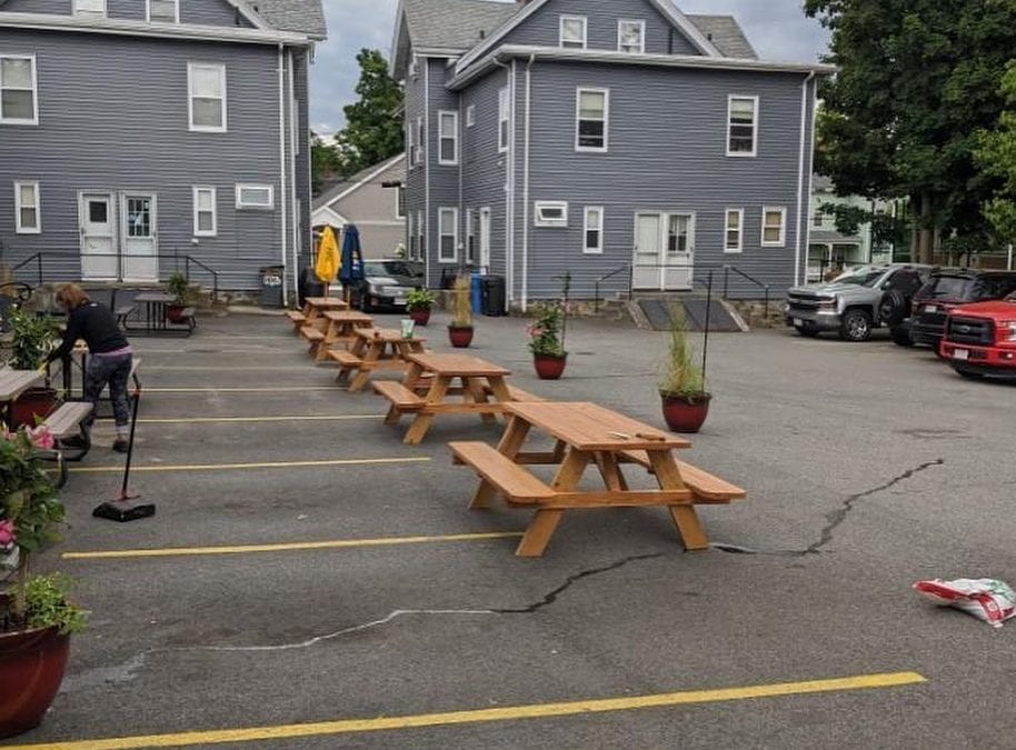 It has been a LONG couple of months for everyone! We are opening at 12PM. We have 90 minute blocks throughout the day. Please call ahead to make sure we can accommodate you and your party. Tomorrow night is just about full! We cannot wait to see you all! Don’t forget your masks! #waltham #outdoordining #parkinglotparty #newnormal #moodyst #shoppers