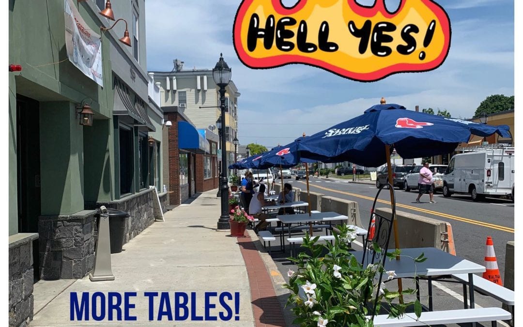 We’ve added more tables out front! These tables will be used exclusively for @heidisrestaurant customers from 6AM-3PM. At 3PM the tables will turn over to Shoppers. Call ahead! #waltham #outdoordining #parkinglotparty # newnormal #moodyst #shoppers #moodystreet