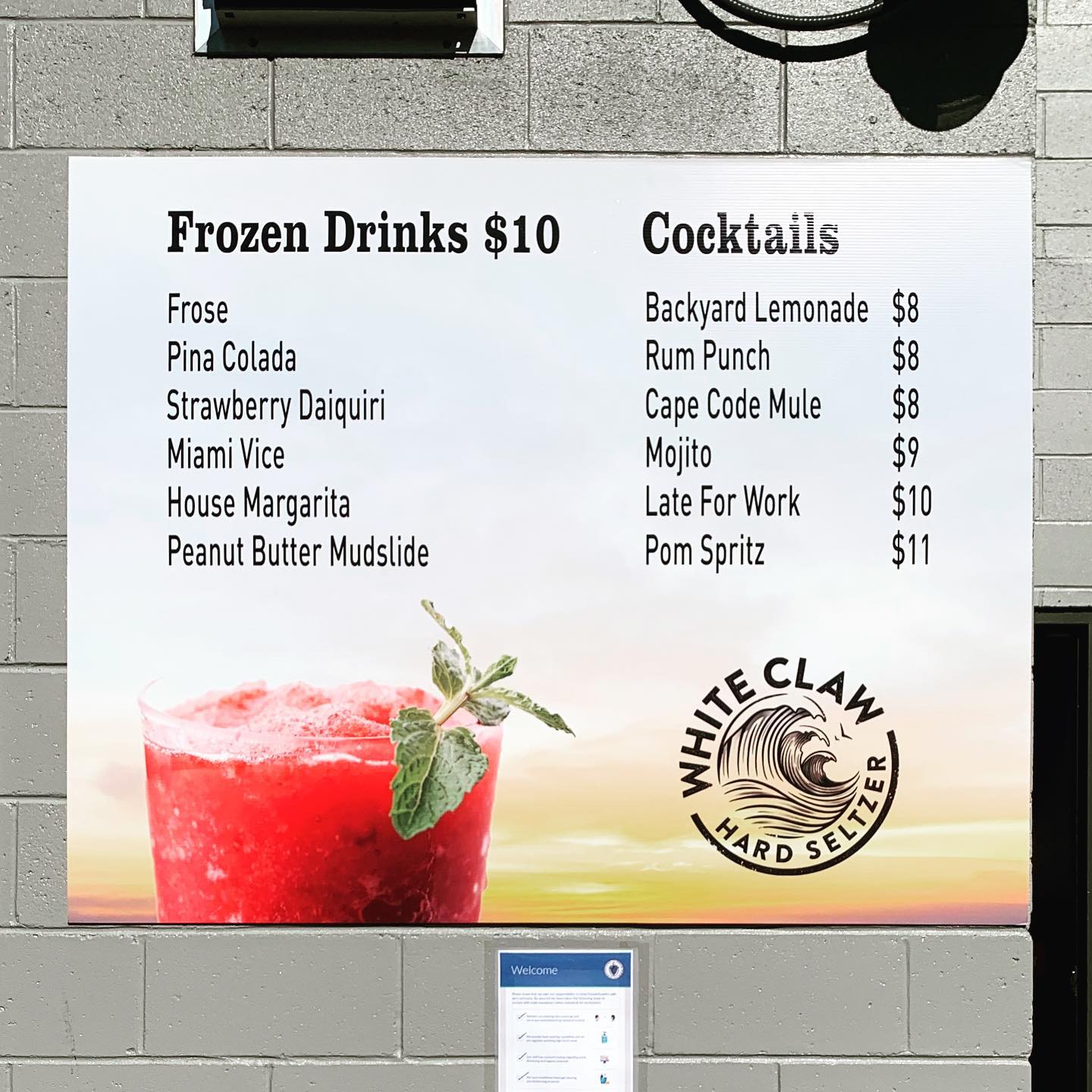 Have you tried the frozen drinks yet Theyre perfect for hot days Try the Peanut Butter Mudslide for dessert We open everyday at 12PM