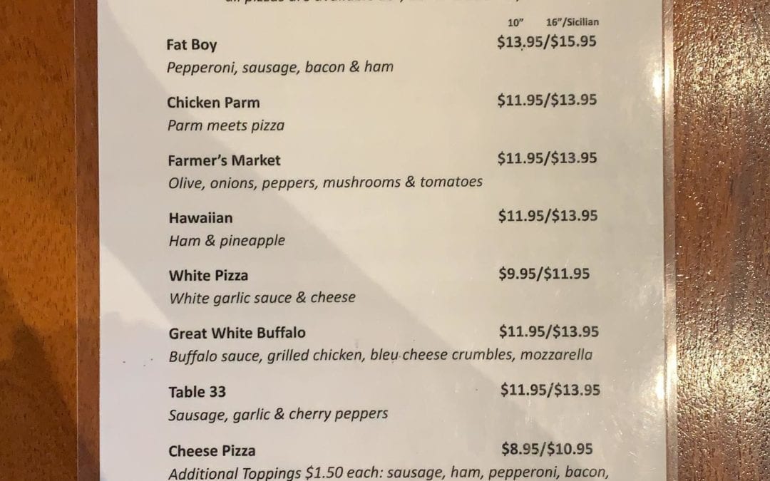 For our friend who just called and asked for the pizza menu! This is for you! Pizzas are still here! #pizza #waltham #moodyst #menu #shoppers