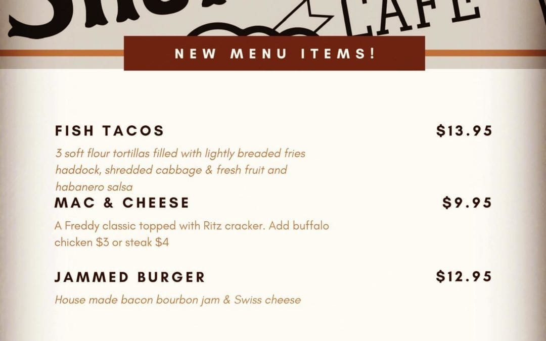 What a gorgeous day for outdoor dining. New menu items for you to try. See you soon! #shoppers #waltham #specials #moodyst #outdoordining #menu #fallchanges #lunch #dinner