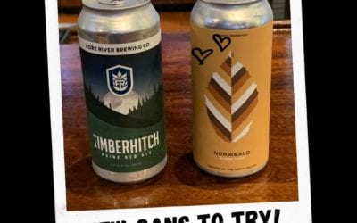 New beers to try that accompany the changing weather. Grab a 4-pack to go! Timberhitch Maine Red Ale from @foreriverbrewing Norweald Classic Stout from @bandedbrewingco #shoppers #waltham #specials #moodyst #outdoordining #menu #fallchanges #lunch #dinner #beer