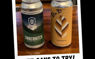 New beers to try that accompany the changing weather. Grab a 4-pack to go! Timberhitch Maine Red Ale from @foreriverbrewing Norweald Classic Stout from @bandedbrewingco #shoppers #waltham #specials #moodyst #outdoordining #menu #fallchanges #lunch #dinner #beer
