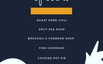 Weekend Specials to keep you warm! Roast Pork Chili Split Pea Soup Broccoli & Cheddar Soup Fish Chowdah Chicken Pot Pie Ham & Chicken Casserole (think veggies and cheese and whole lot of deliciousness) Steak Marsala Something for everyone this weekend! #shoppers #waltham #specials #moodyst #outdoordining #menu #fallchanges #lunch #dinner #beer #comfortfood #weekend
