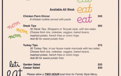 We made it to Thursday! Let us help with dinner tonight or during the weekend! Family Style meals! Give us a call. We’ve got you covered! #shoppers #specials #menu #lunch #dinner #beer #comfortfood #outdoordining #cocktails #waltham #familystyle