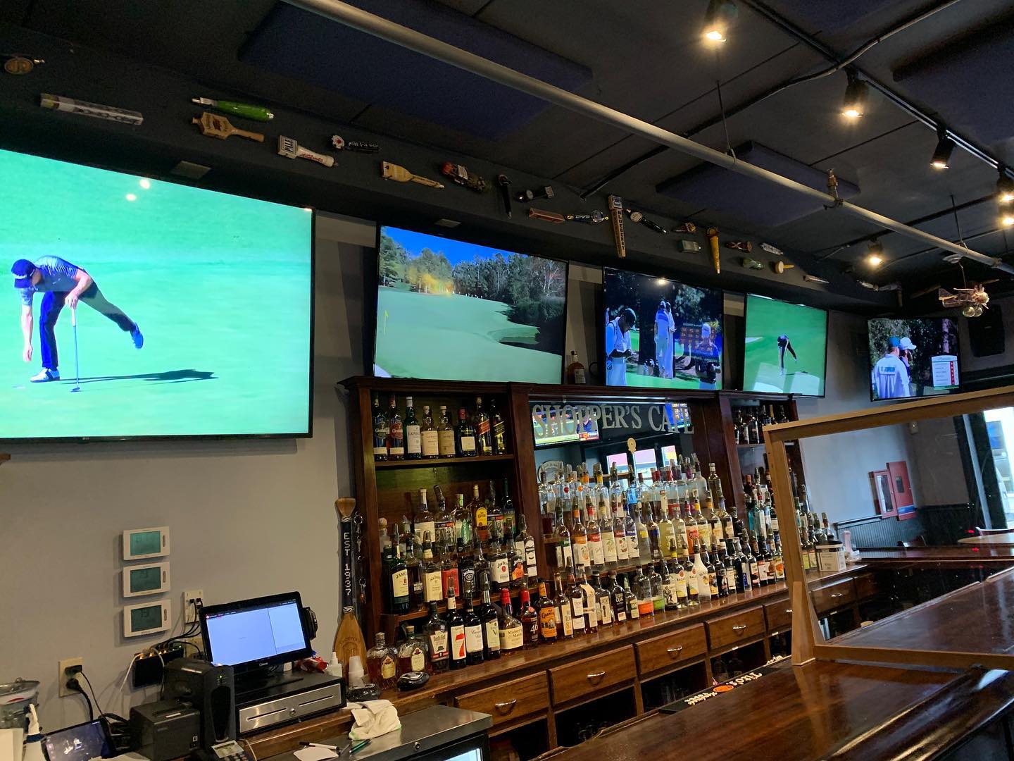 A tradition unlike any other.22 TVs and all the Golf channels for your viewing pleasure. Did you know there are four channels dedicated to Masters coverage? We’ve got them all.