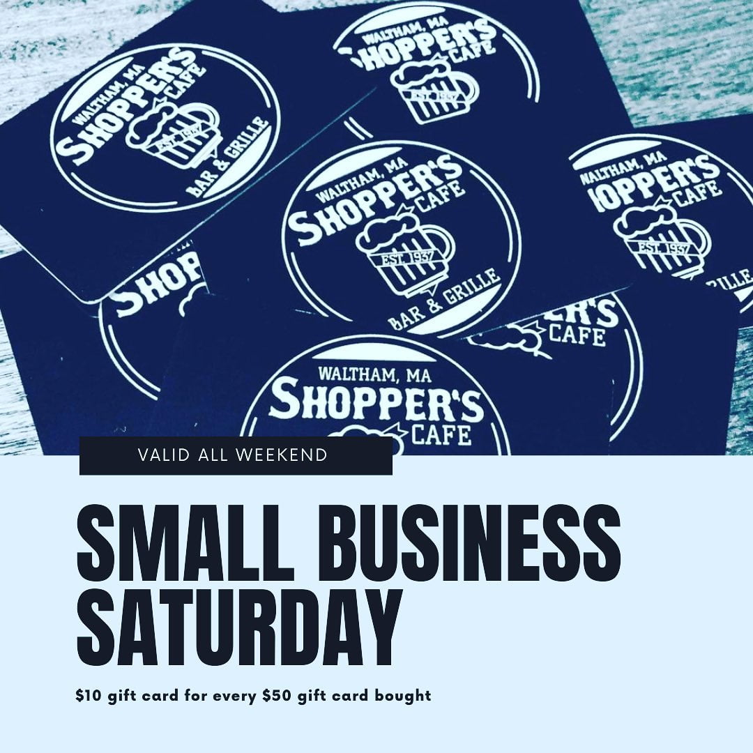 Small Business Saturday is here.Gift Cards make perfect stocking stuffers.For every $50 card purchased, you will receive a $10 card.Valid in person or on online, link in bio.