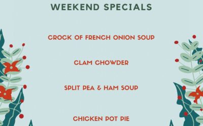 It’s raining! But we’re here and ready for you! We’ve got plenty on the board today to keep you warm! All specials available to go! #waltham #moodyst #specials #menu #comfortfood #weekend